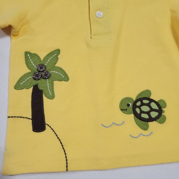 Gymboree Turtle-y Cute NWT 3-6 month Polo shirt. Mixed Bin Z27 - Picture 2 of 2